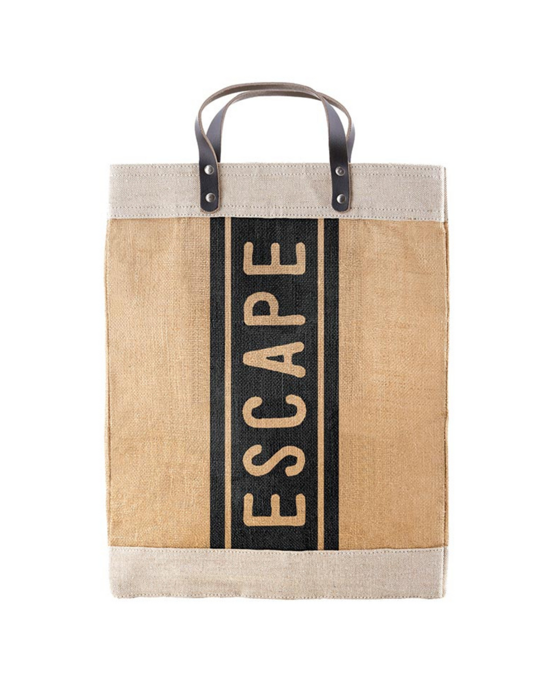 Natural Market Tote- Escape