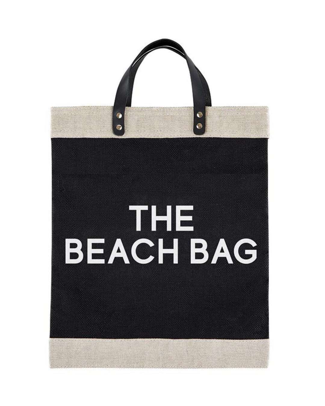 The Beach Bag Tote - Black