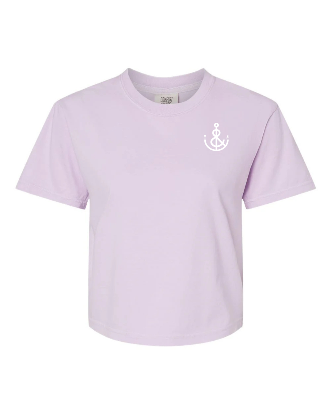 Women’s Anchor Boxy Tee- Thistle