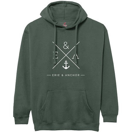 Crosswinds Lightweight Hoodie- Hunter Green