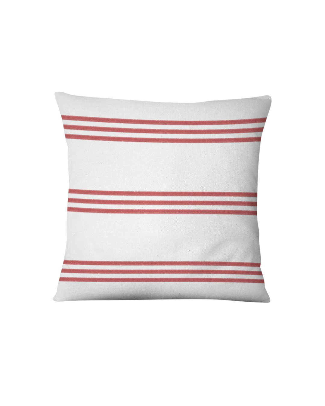 Pale Red Stripe- Pillow Cover