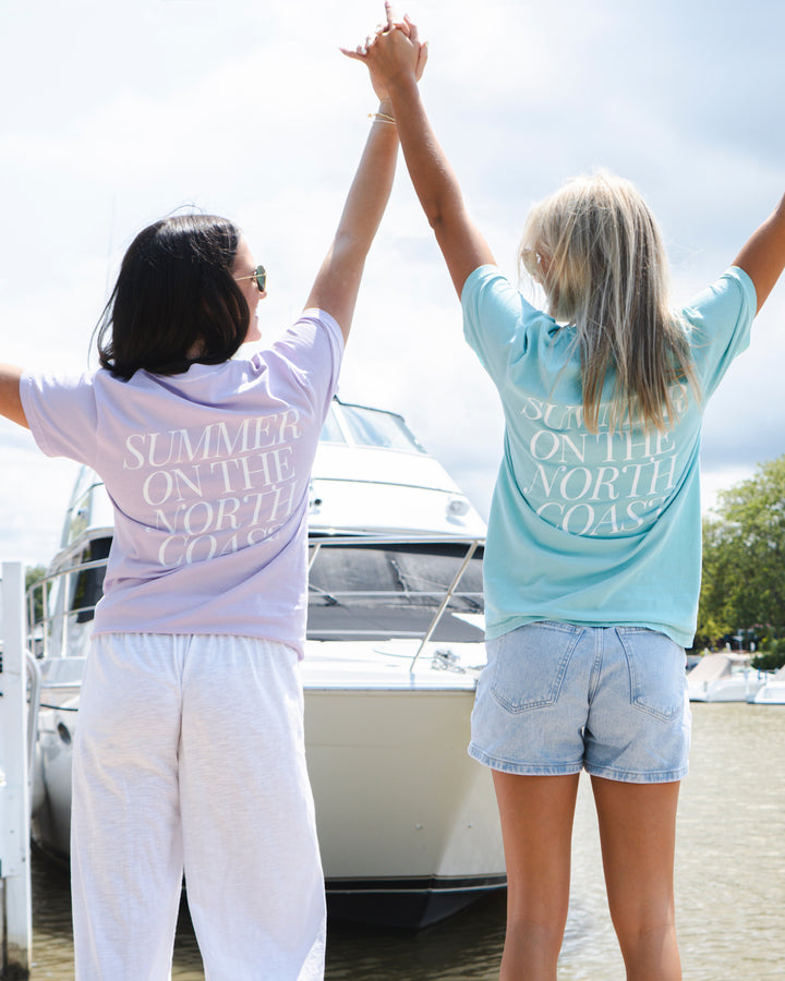 Unisex Summer On The North Coast Short Sleeve- Thistle