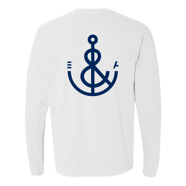 Signature Anchor Long Sleeve- White