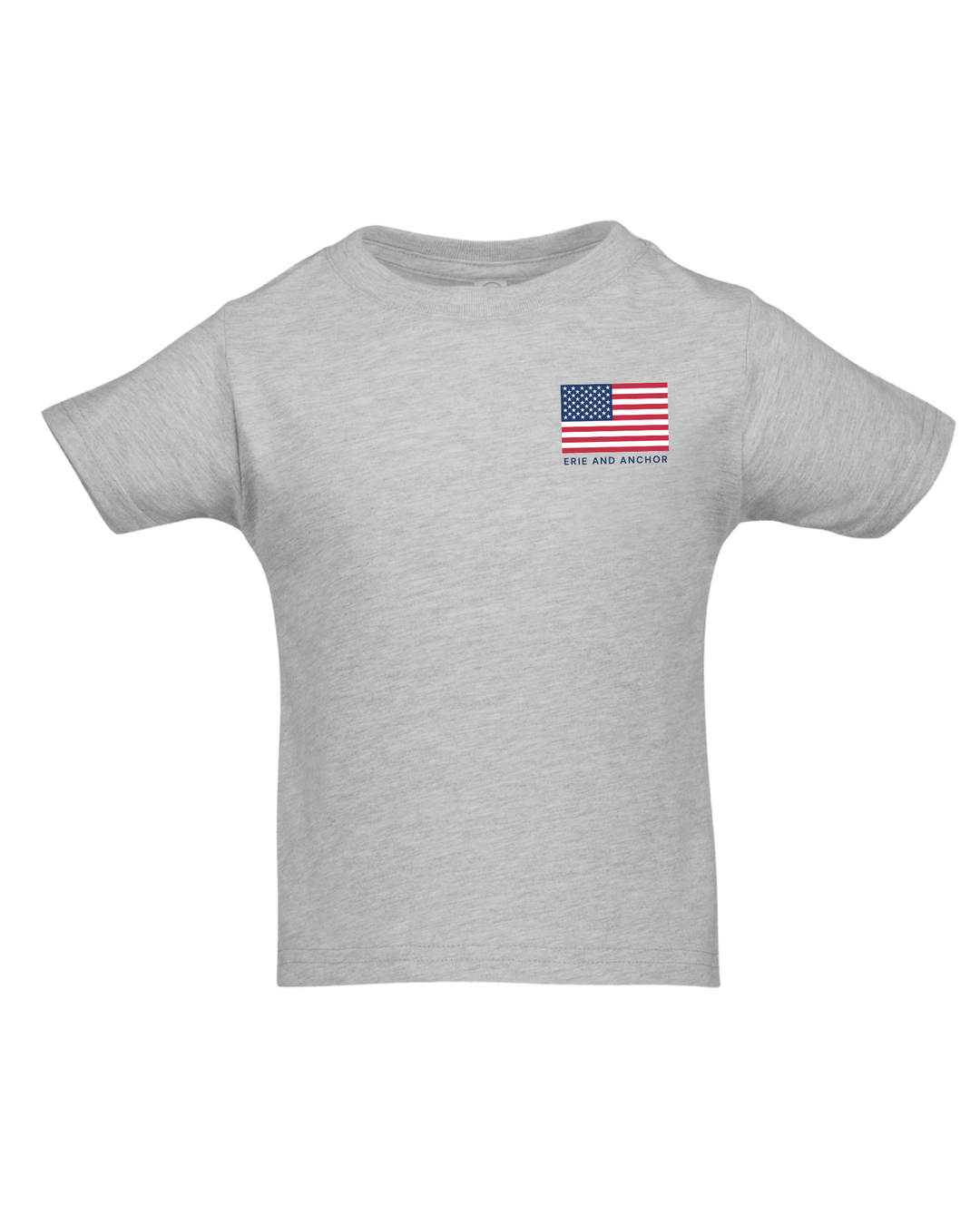 Infant Vermilion Flag Short Sleeve- Gray