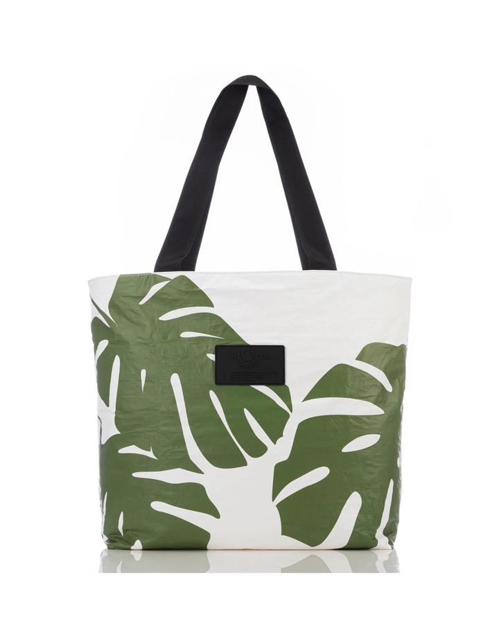 Aloha Day Tripper Tote- Monstera