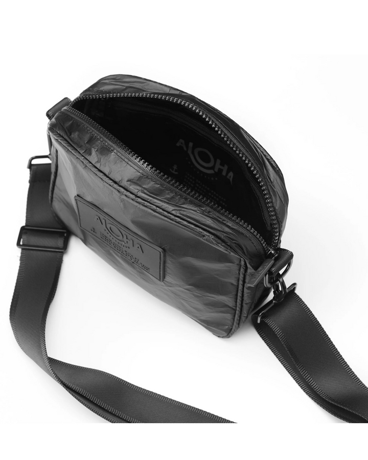 Aloha Le Tour Crossbody Bag- Black
