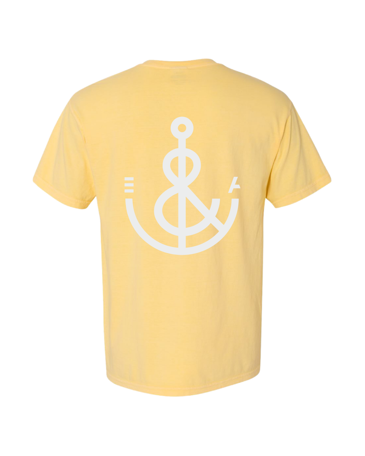 Unisex Signature Anchor Short Sleeve Tee- Butter