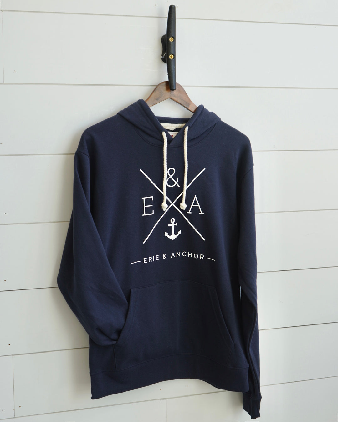 Crosswinds Lightweight Hoodie- Navy
