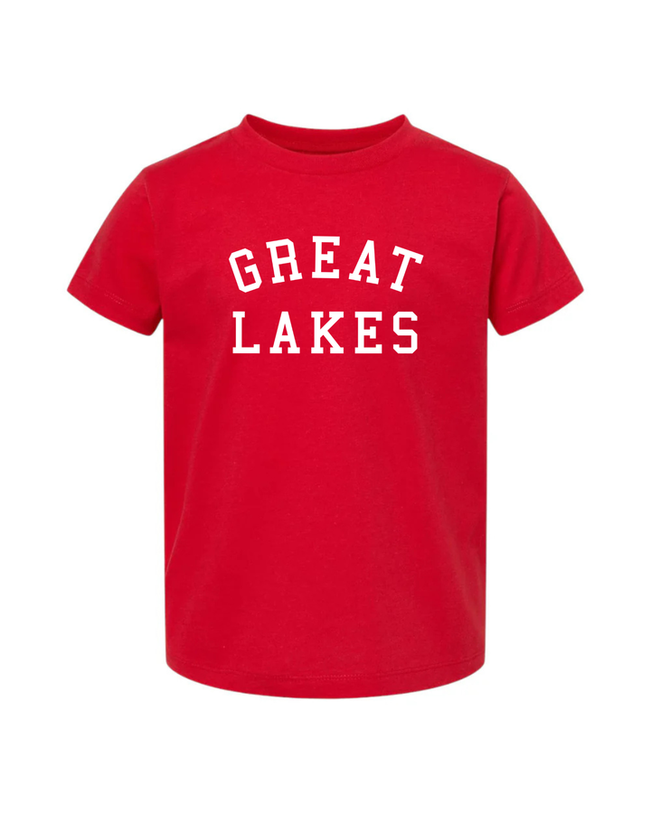 Toddler Great Lakes Short Sleeve- Red
