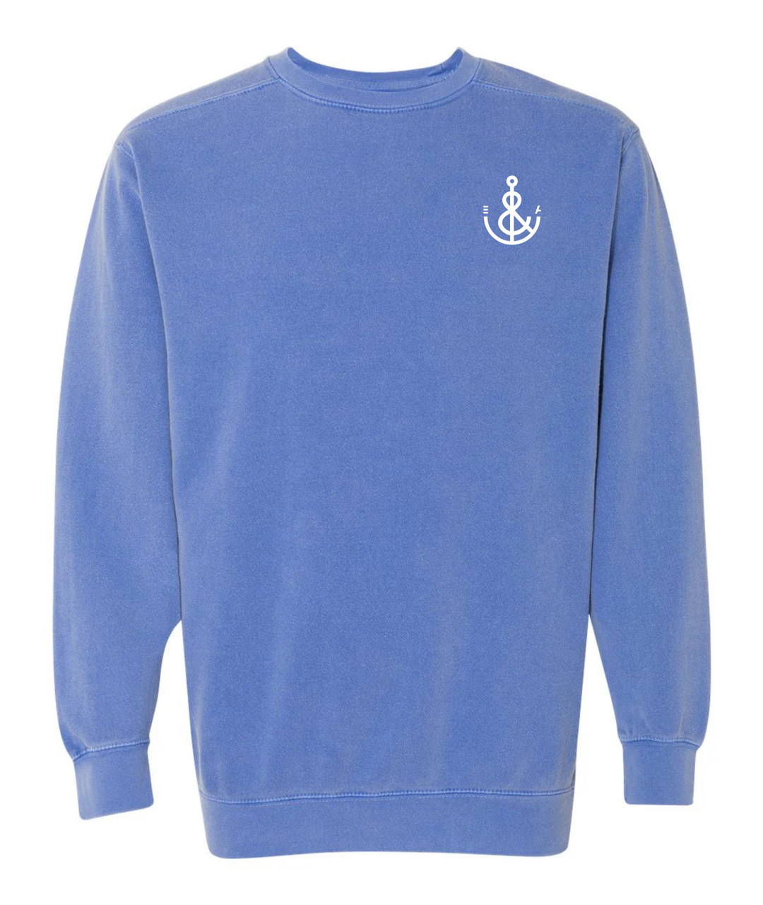 Unisex Summer On The North Coast Crewneck- Washed Royal