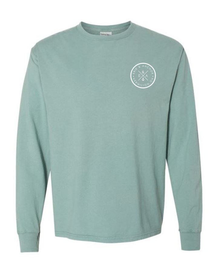 Signature Anchor Long Sleeve Tee-Seagrass