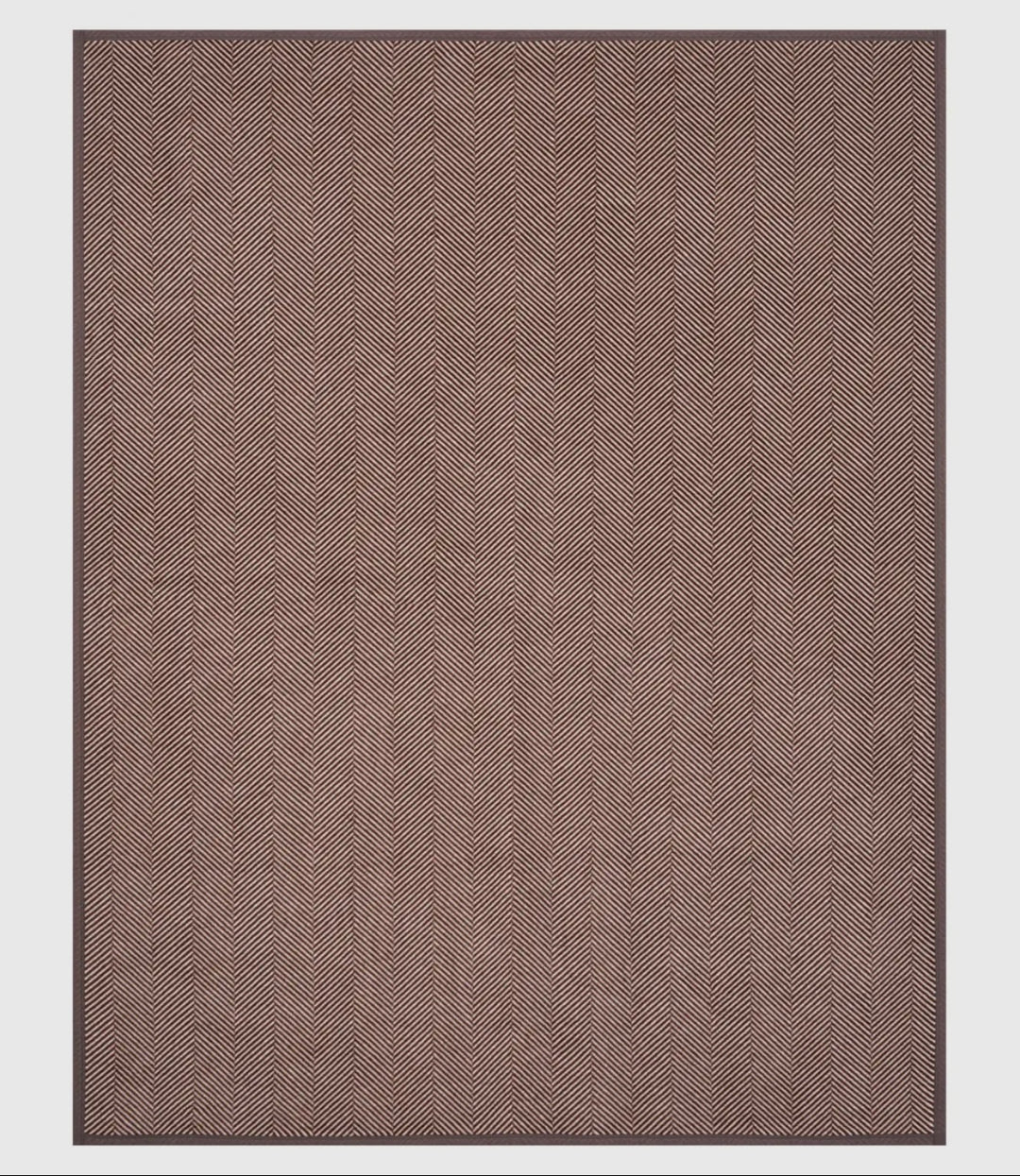 ChappyWrap Blanket- Harborview Herringbone Chocolate Brown