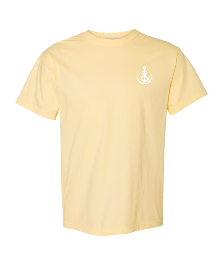 Unisex Summer On The North Coast Short Sleeve- Butter Yellow