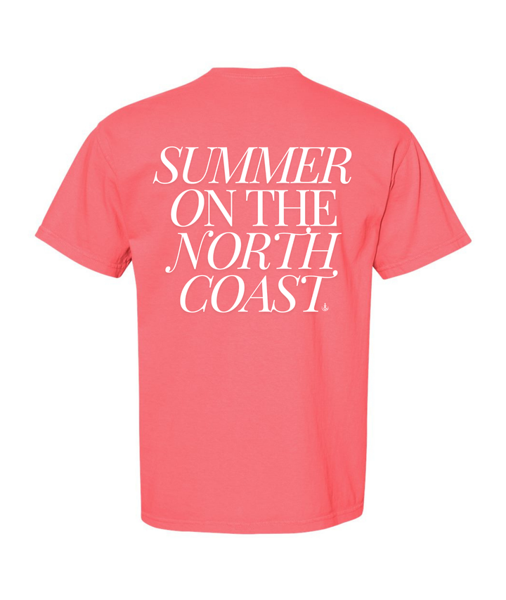 Unisex Summer On The North Coast Short Sleeve- Watermelon