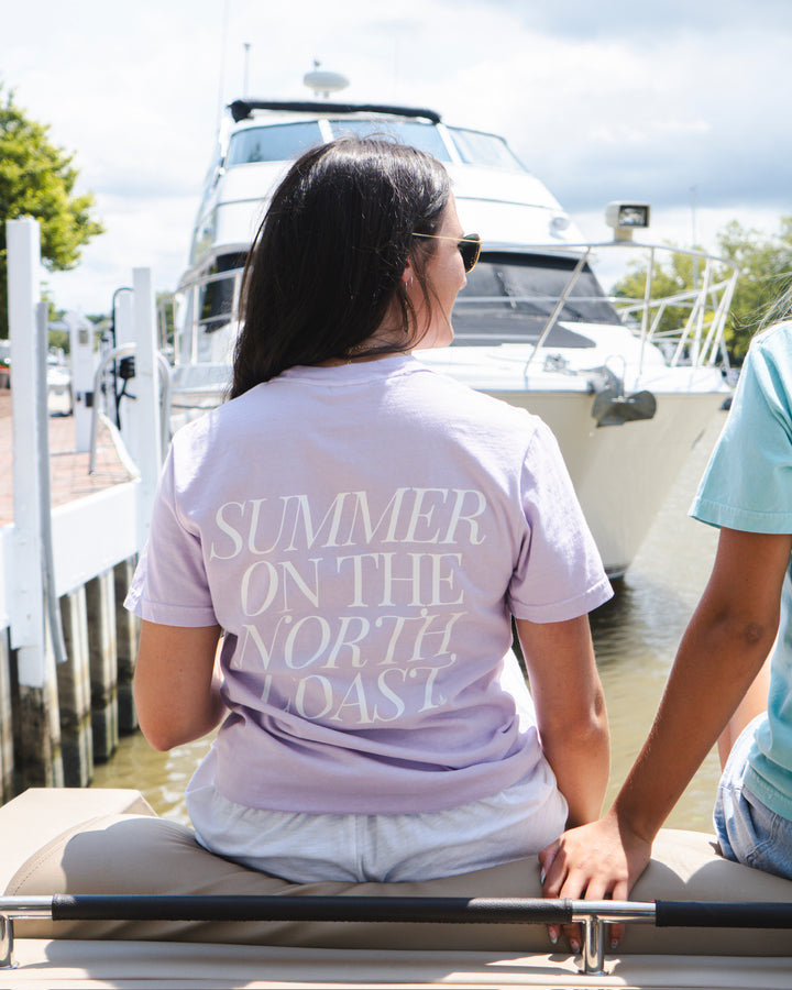 Unisex Summer On The North Coast Short Sleeve- Thistle