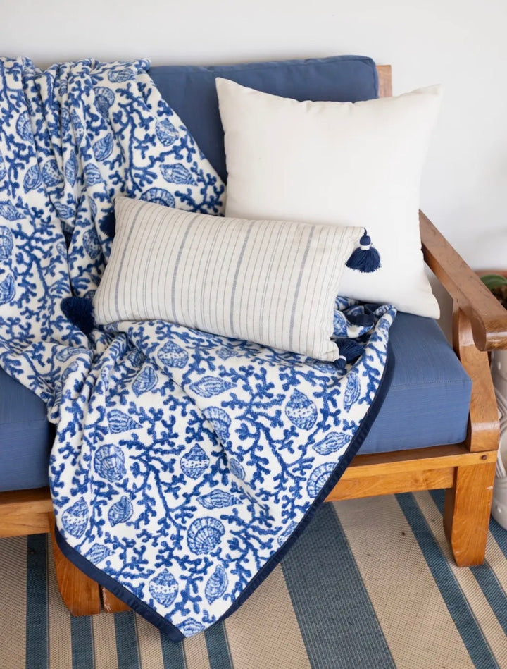 ChappyWrap Blanket- Coral & Shell
