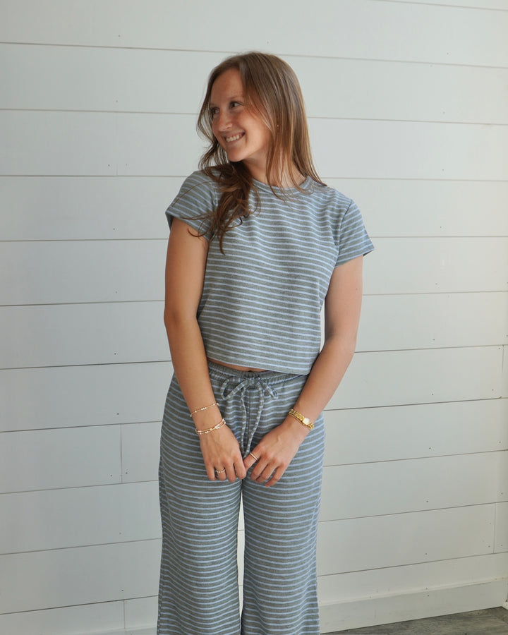 Striped Knit Lounge Pant