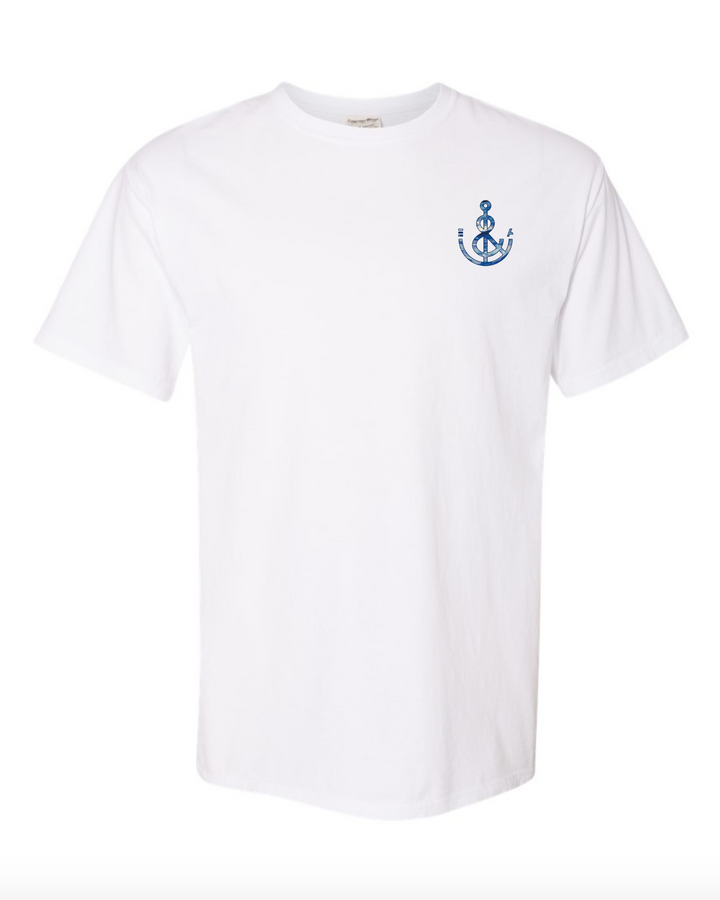 FINAL SALE Unisex Buoy Short Sleeve Tee- White