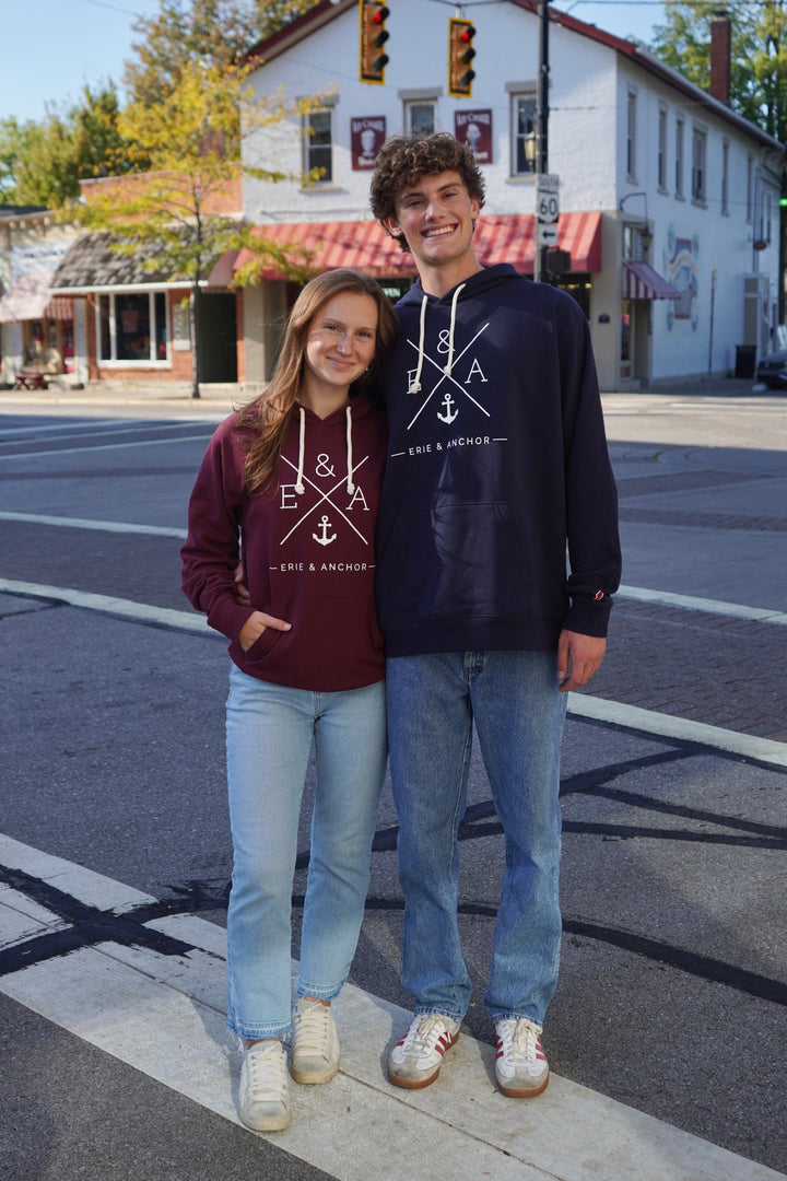 Crosswinds Lightweight Hoodie- Maroon