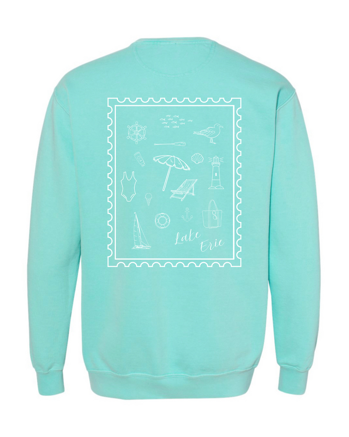 Unisex Beachside Crew- Teal