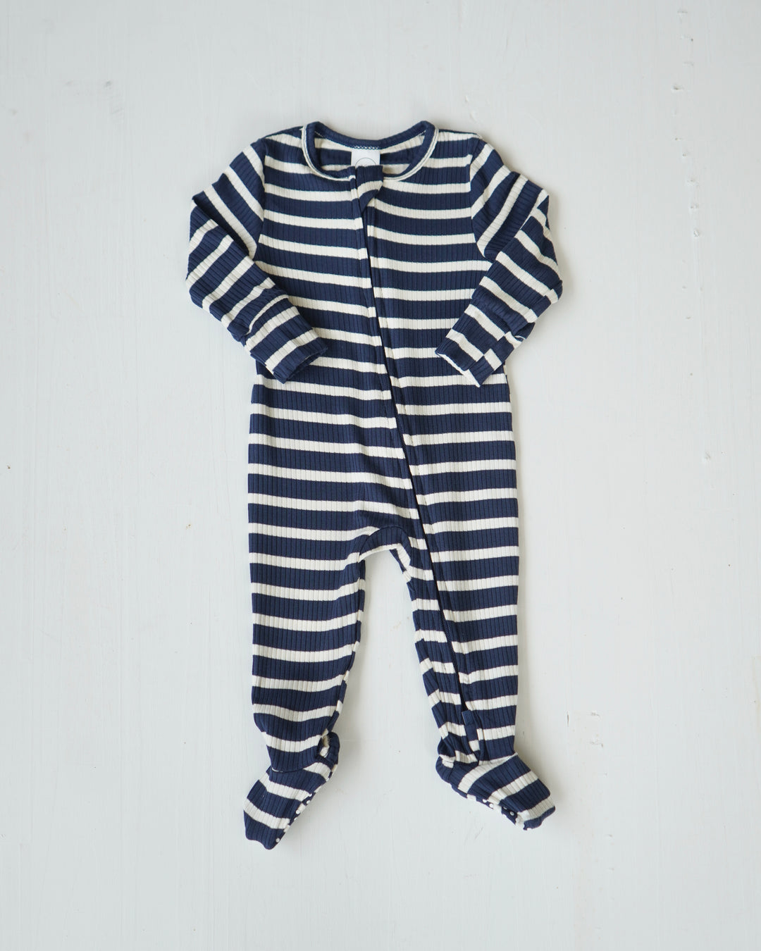 Lou Lou & Co. Jack Ribbed Zipper Footies