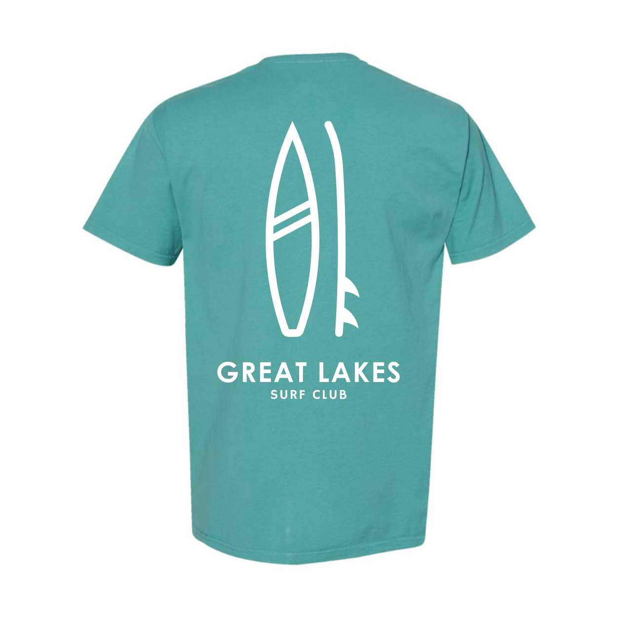 Unisex Great Lakes Surf Club Short Sleeve- Marine Green