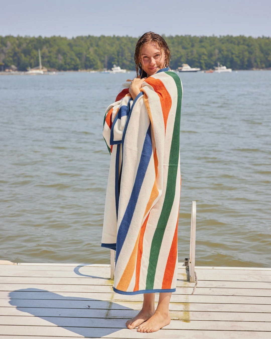 ChappyWrap Blanket- Vintage Casco Bay Stripe