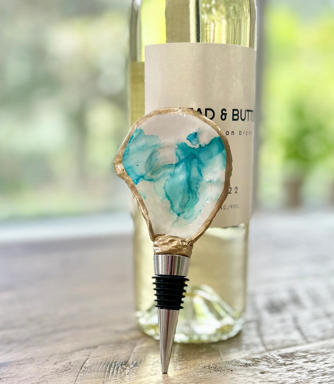 Coastal Oyster Bottle Stopper