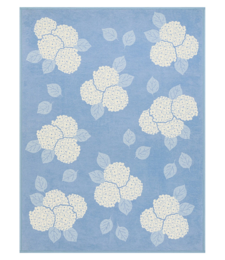 ChappyWrap Blanket- Hydrangeas Bluebell