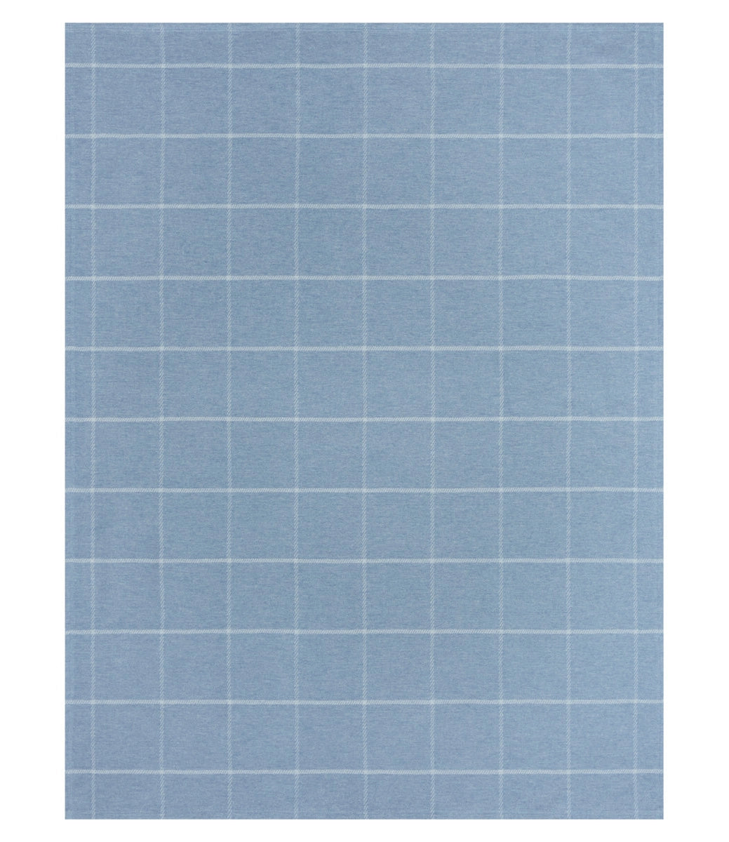 ChappyWrap Lightweight Blanket- Windowpane Cornflower