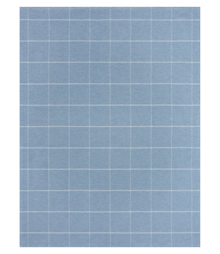 ChappyWrap Lightweight Blanket- Windowpane Cornflower