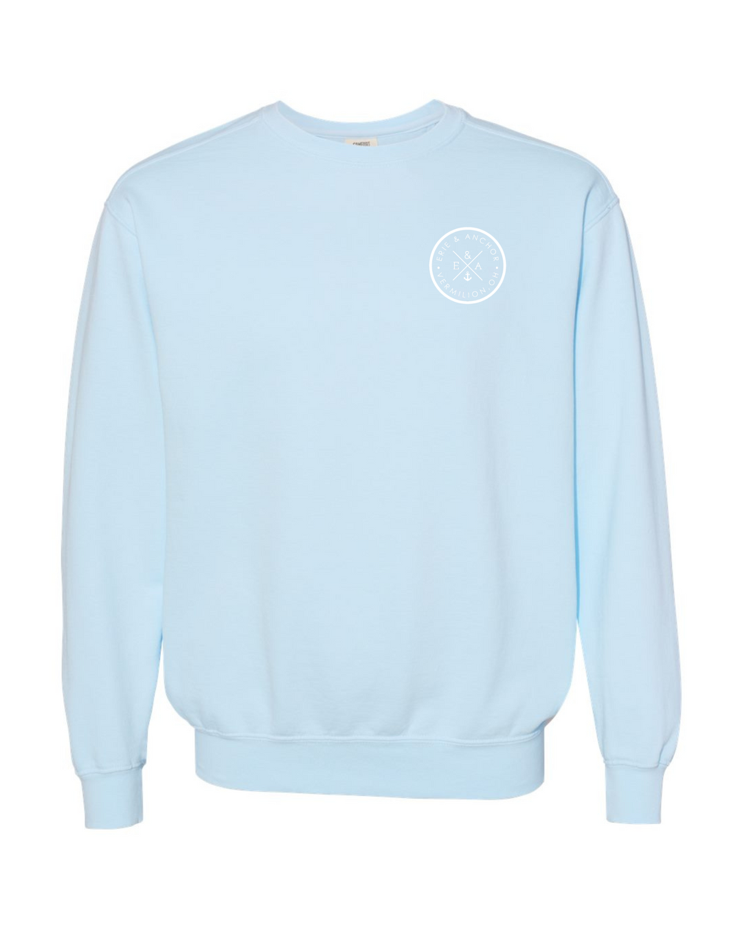 Unisex Vermilion Lighthouse Crewneck- Light Blue