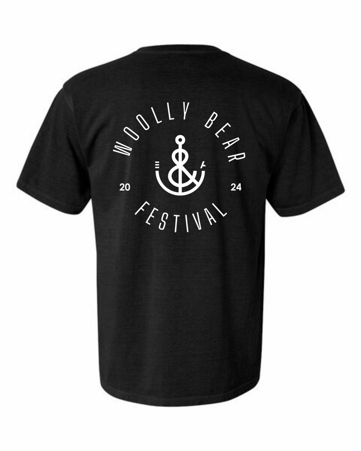 FINAL SALE Unisex Puff Woollybear Festival Short Sleeve- Black