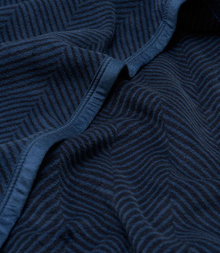 Chappywrap Blanket: Harborview Herringbone Deep Sea