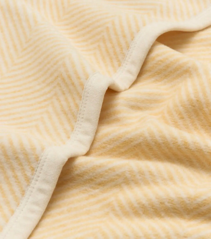 ChappyWrap Midi Blanket- Harborview Herringbone Butter
