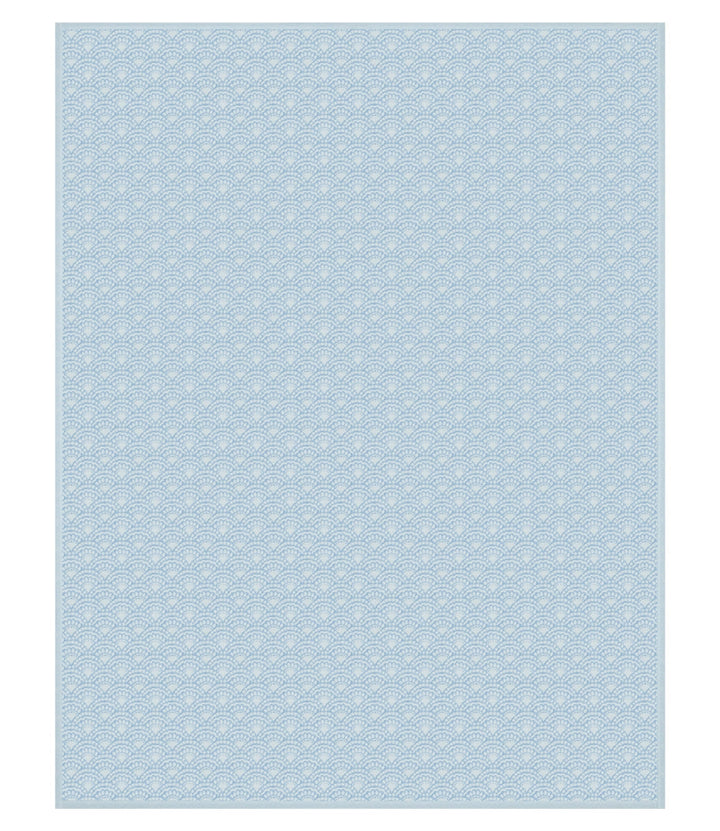 ChappyWrap Blanket- Seaside Scallops Fog