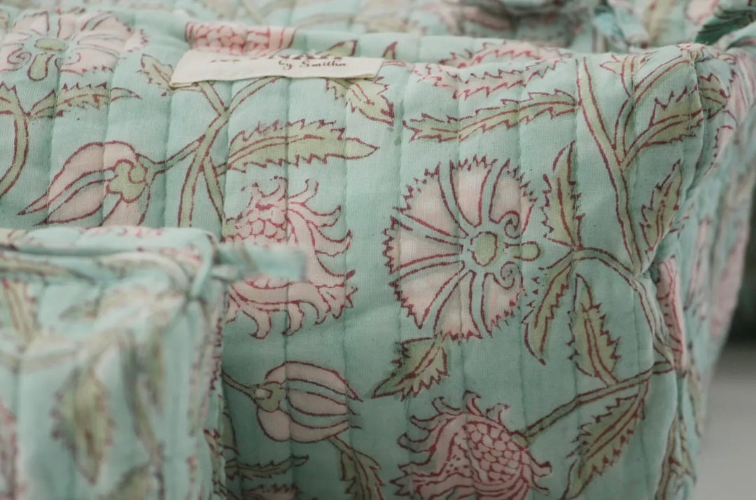 Mint and Blush Travel Bag