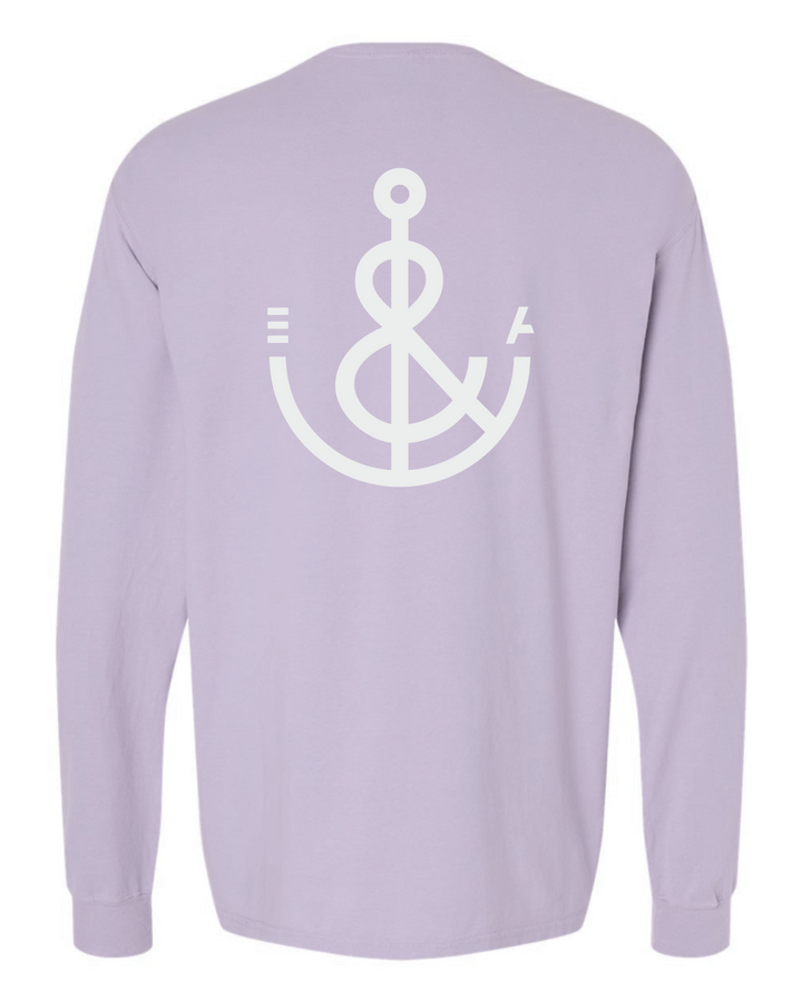 Signature Anchor Long Sleeve Tee-Thistle