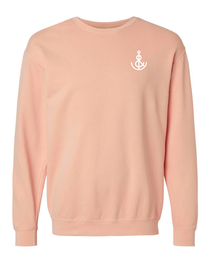 Unisex Summer On The North Coast Crewneck- Peach