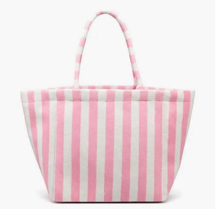 Striped Terry Tote Bag