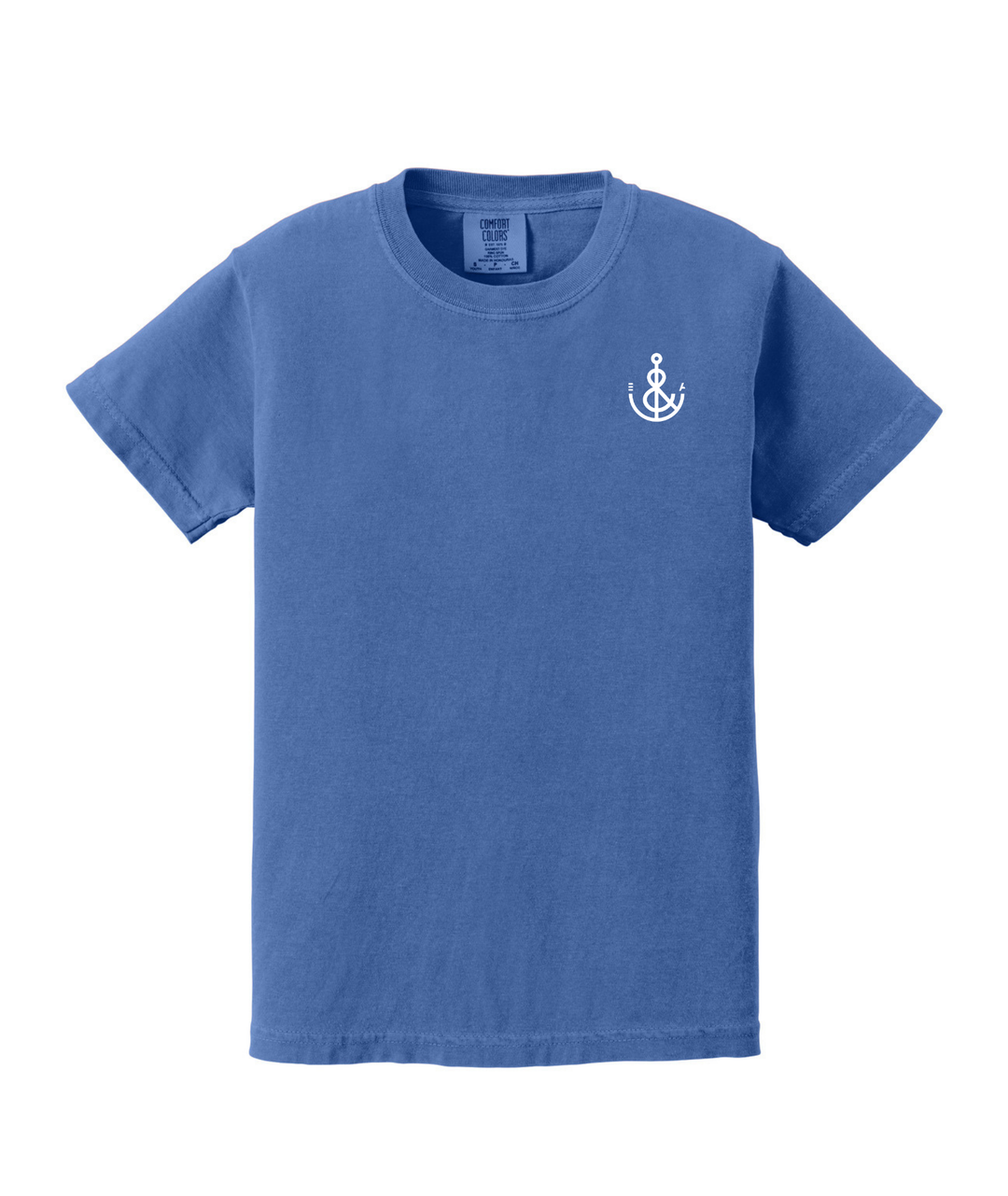 Youth Summer On The North Coast Tee- Washed Royal