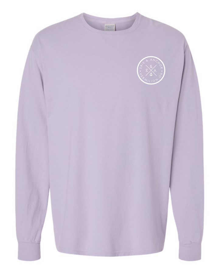 Signature Anchor Long Sleeve Tee-Thistle