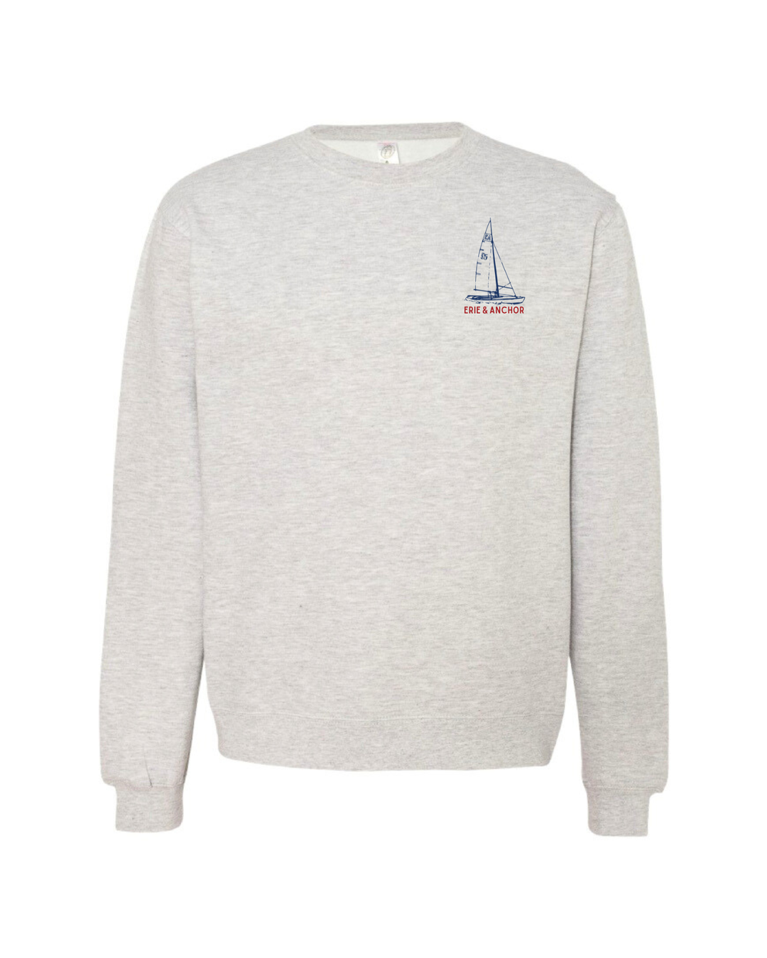 Unisex Vintage Sailboat Crewneck- Heathered Oat