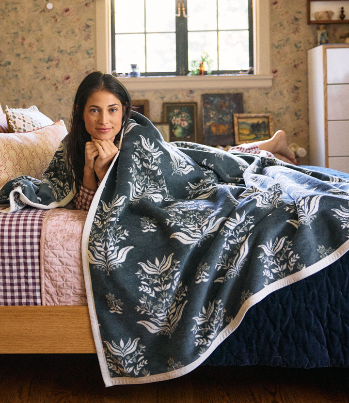 Chappywrap Florence Blockprint Blanket: Original