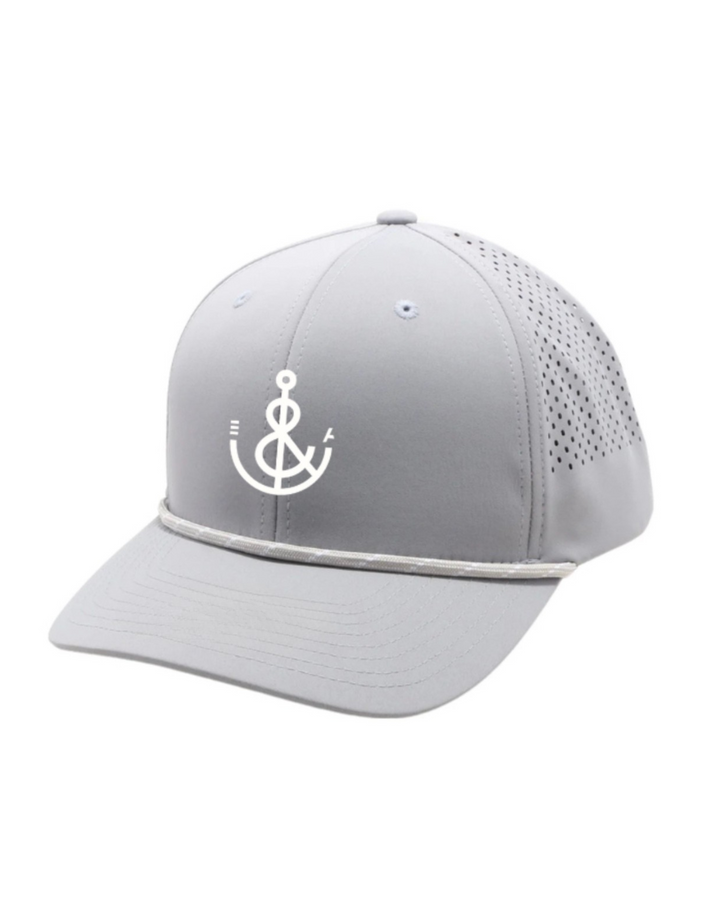 Anchor Cut Rope Hat- Gray