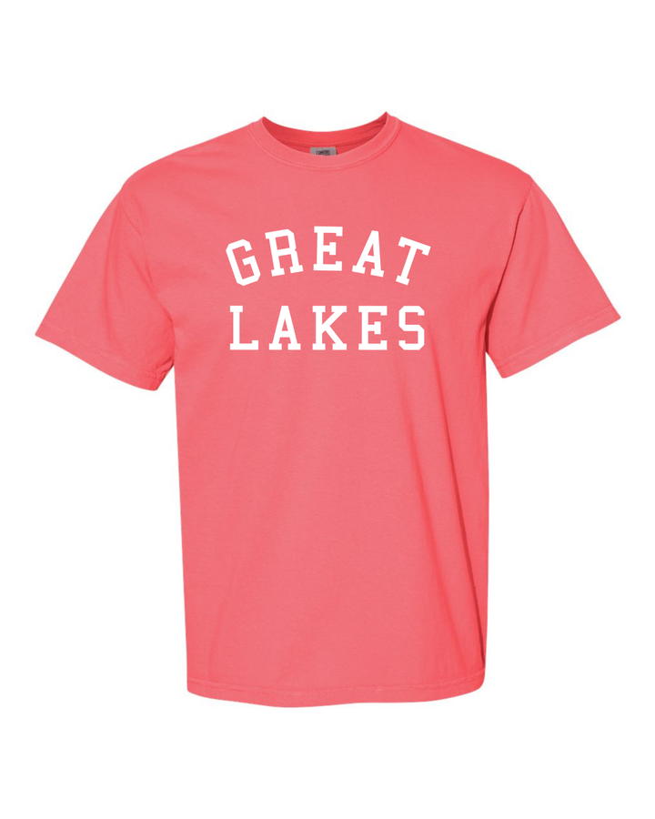 Unisex Great Lakes Short Sleeve- Coral