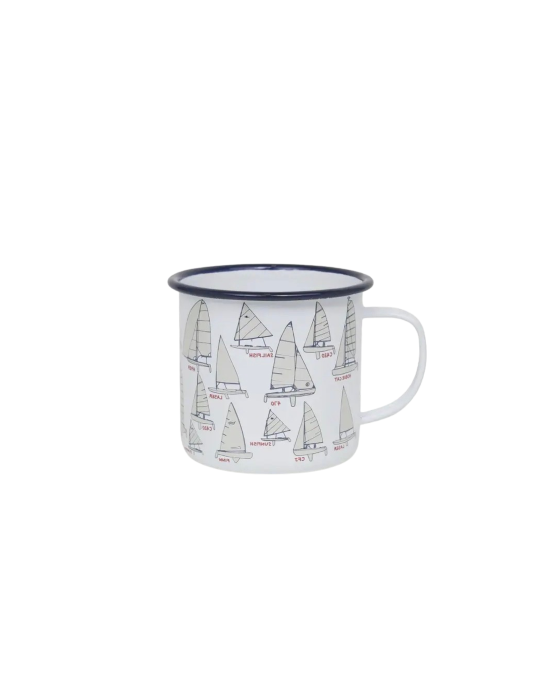Enamel Nautical Coffee Mug