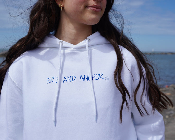 Unisex Beachside Hoodie- White