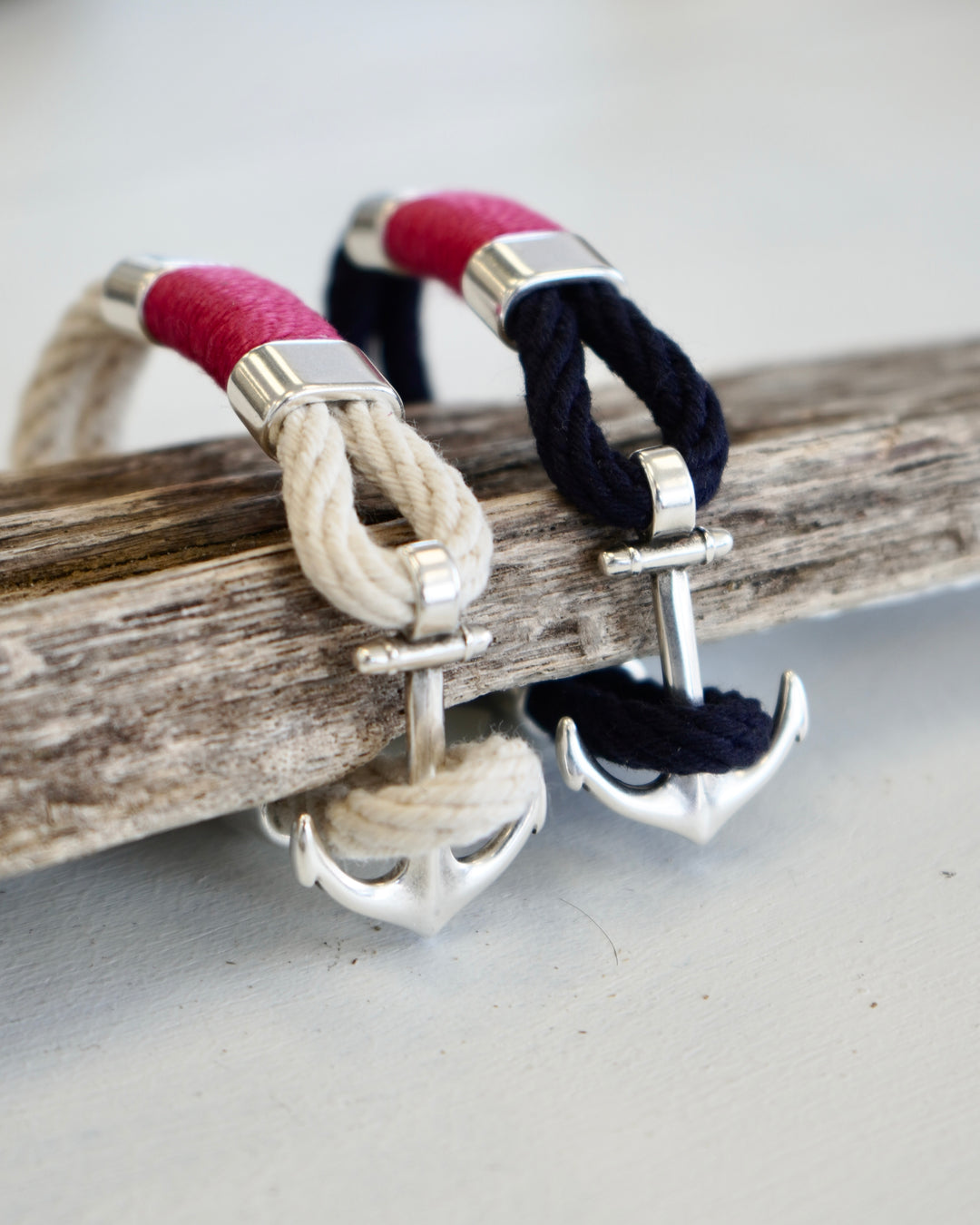 Waverly Bracelet- Navy/Pink/Silver