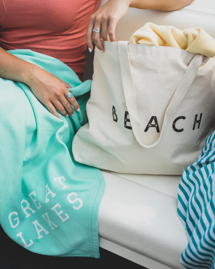Great Lakes Sweatshirt Blanket